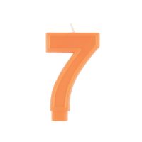 Chandelle d'anniversaire Avec Bordure - Chiffre 7