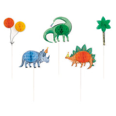 Décorations à gâteaux - Dinosaures - 5/Pqt