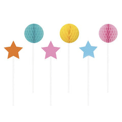 Kit - Cupcakes arc-en-ciel - 24/Pqt