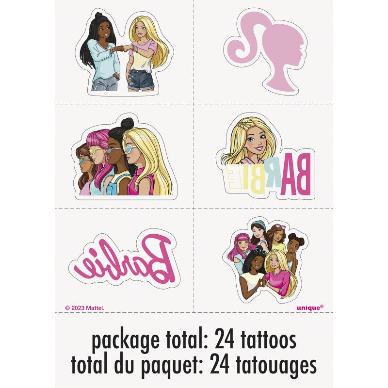 Tatouages - Barbie - 24/Pqt