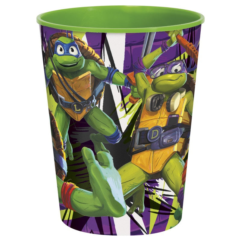 Verre en Plastique - Tortues Ninjas - 16oz