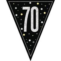 Bannière fanions - GLITZ 70 - Noir - 9' 
