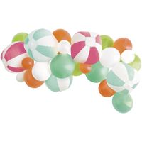 Kit d'arche de ballons en latex et ballon de plage - Plaisir d'été