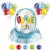 Kit de décoration de table - Bonne fête éclatantes - 7pc/Pqt