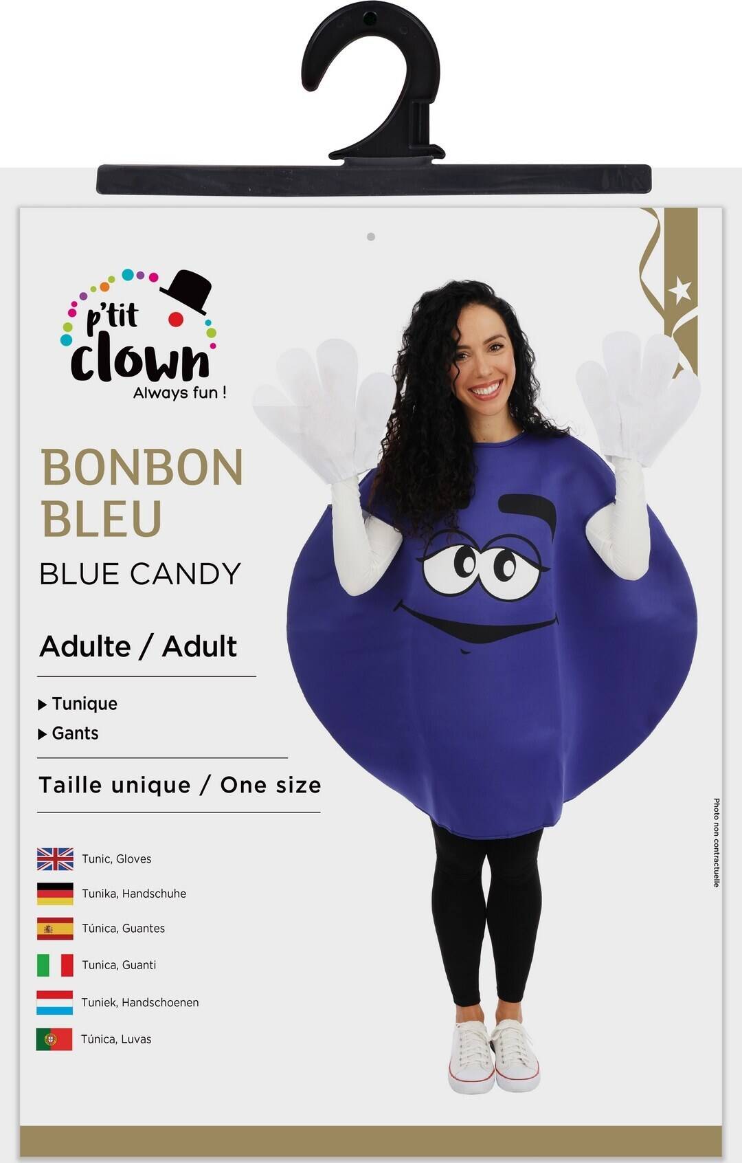 Costume Adulte - Bonbon Bleu