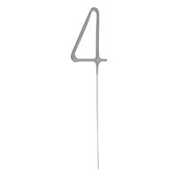 Feux de bengale pour gâteau - Chiffre 4 - 7"