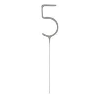 Feux de bengale pour gâteau - Chiffre 5 - 7"