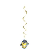 Décorations tourbillons suspendues - Détestable Moi - 3/Pqt