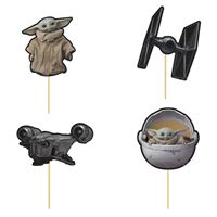 Pancartes de jardin en carton - L'Enfant (The Mandalorian) - 4/Pqt
