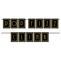 Guirlande - Pop, Fizz, Clink