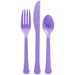Ustensiles réutilisables- Violet - 24/Pqt