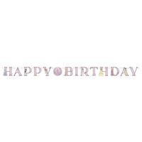 Bannière articulée - Happy Birthday - Princesses Disney - 6'