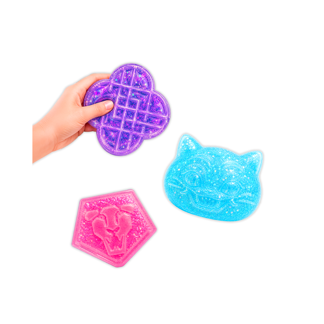 K-Pop Demon Hunters - Jouet Anti-Stress Gel Pailleté Extensible RICOCHET