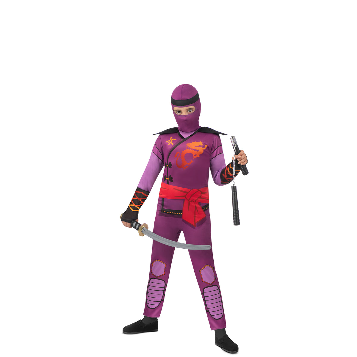 Costume Fille - Ninja Violet - Enfant