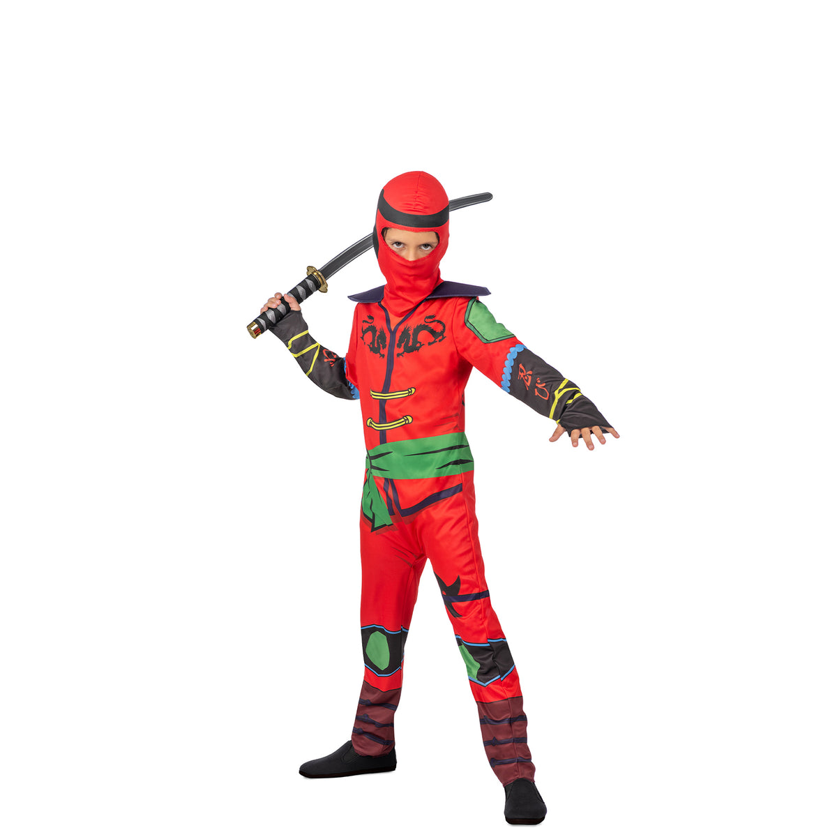 Costume Garçon - Ninja Rouge - Enfant