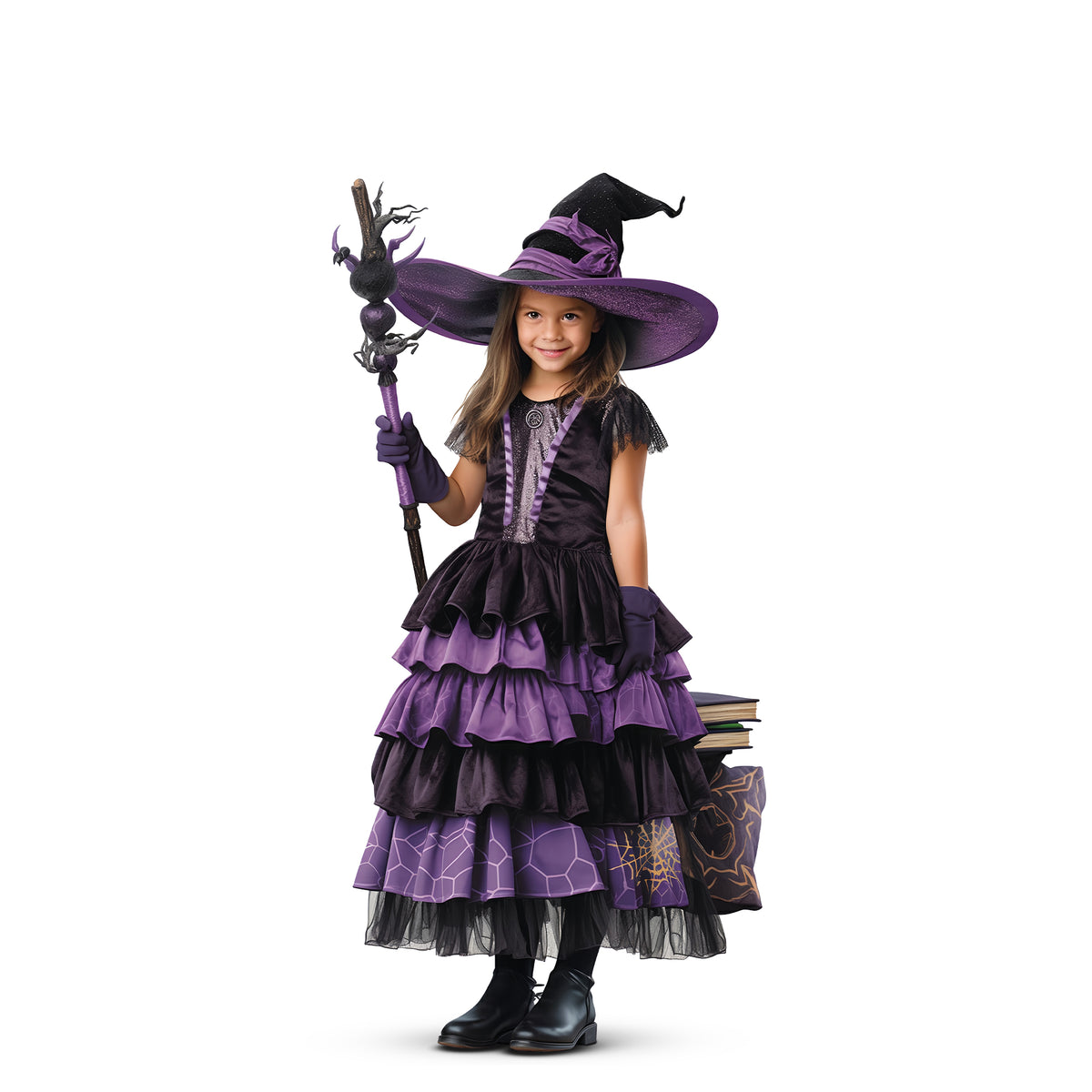 Costume Fille - Sorcière des Livres - Enfant