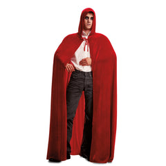 Cape - Velours - Rouge - Taille Unique