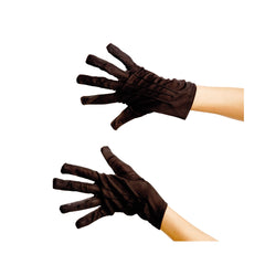 Gants courts noirs pour - Taille Unique - Adulte