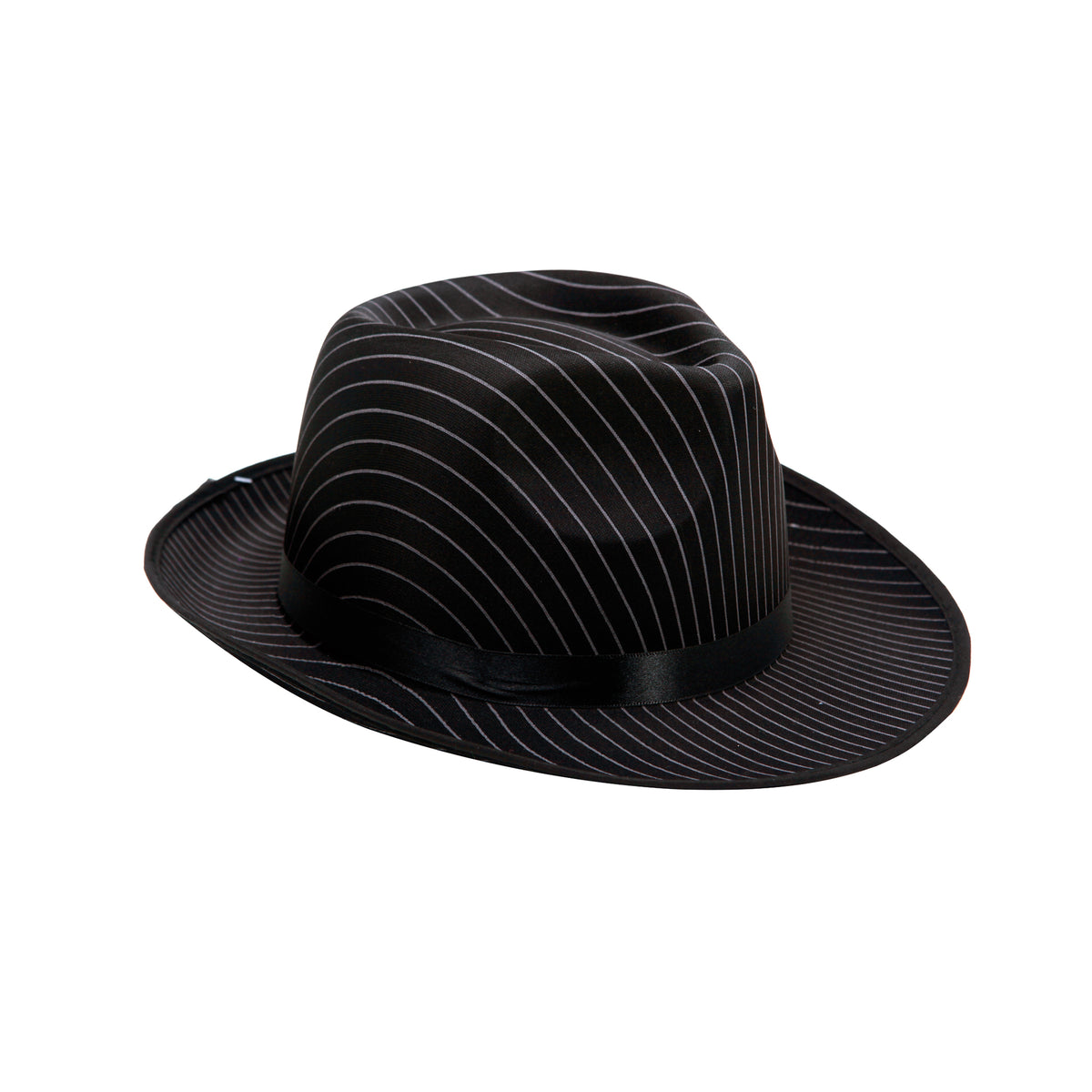 Chapeau de gangster à rayures