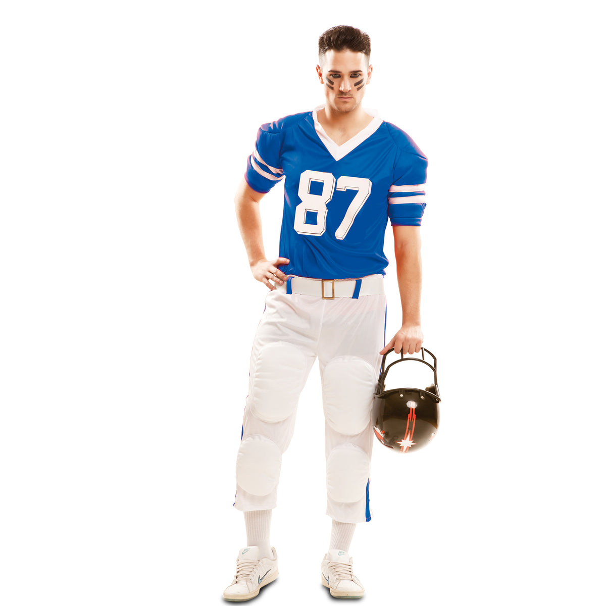 Costume Homme - Joueur de rugby - Bleu - Adulte