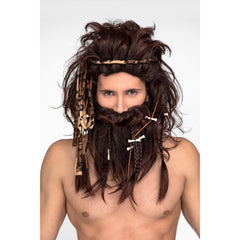 Perruque - Homme des cavernes - brune