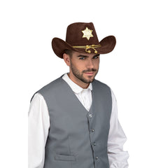 Chapeau de shérif - 59 cm