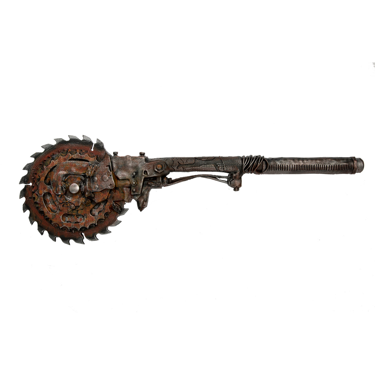 Scie circulaire steampunk en mousse