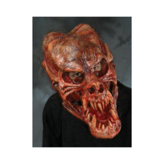 Masque Bête Féroce avec bouche mobile pour un effet réaliste et terrifiant, parfait pour Halloween et costumes d’horreur.