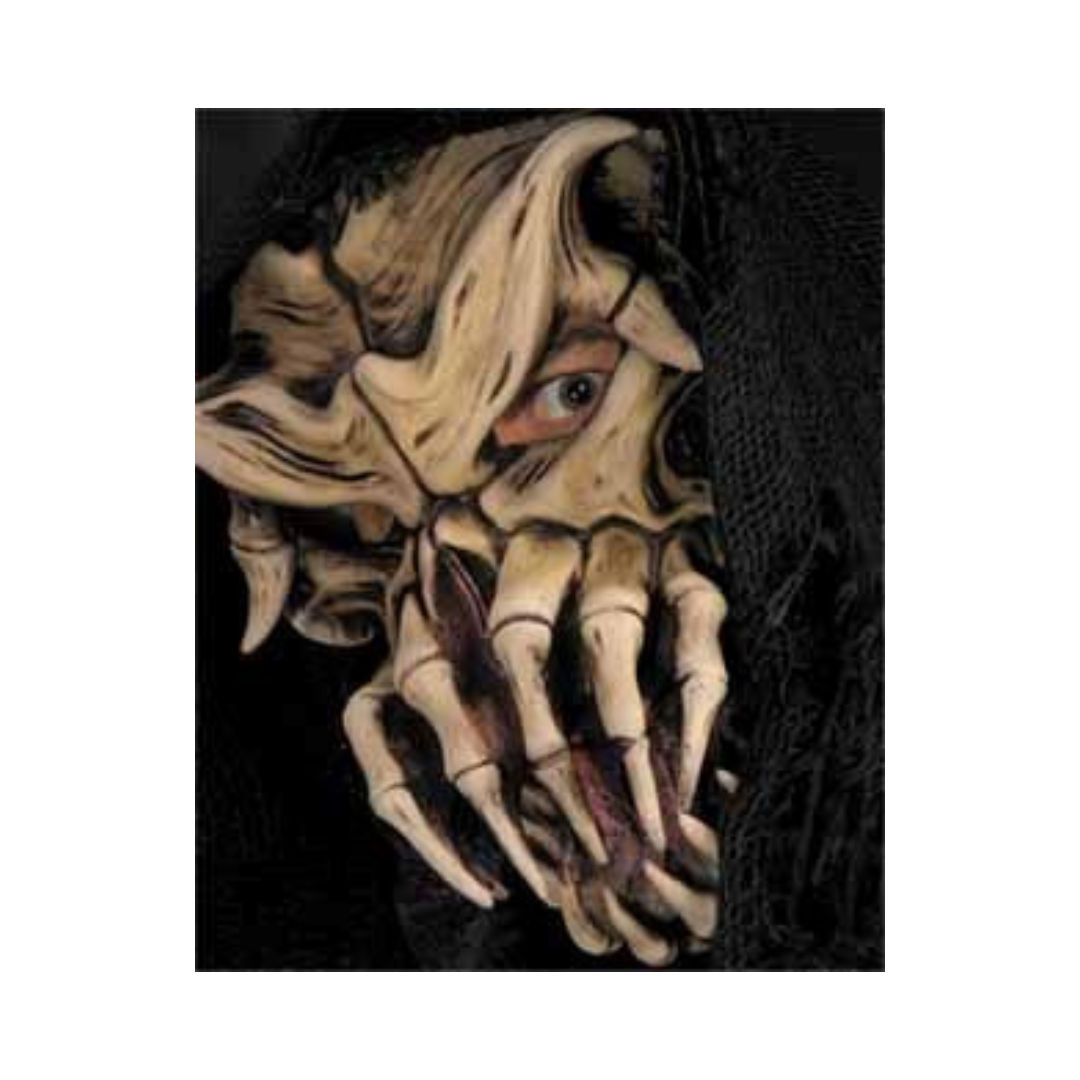 Masque Cauchemar sur Belmont au look effrayant, parfait pour Halloween, costumes d’horreur et événements terrifiants.