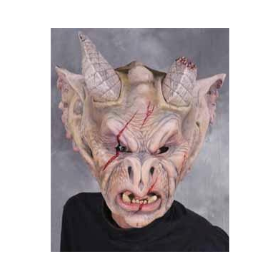 Masque Gargouille au look mythique et intimidant, parfait pour Halloween, costumes gothiques et événements fantastiques.