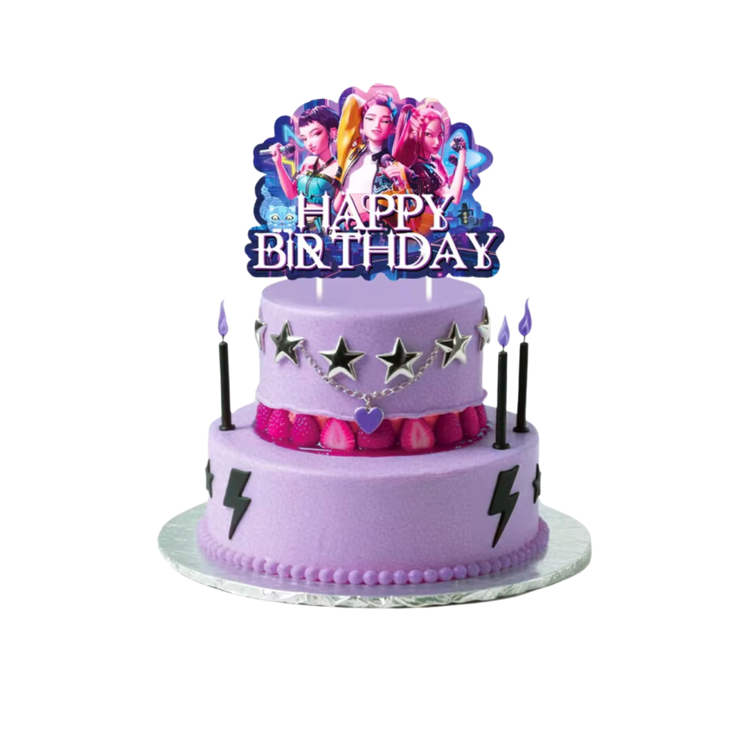 Décorations pour Gateau - K-Pop Demon Hunter J-FÊTE EXTRÊME