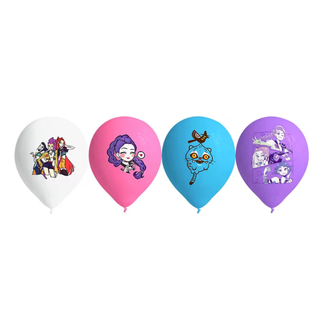 Ballons en Latex - K-Pop Demon Hunter - 12" - 16/Pqt J-FÊTE EXTRÊME