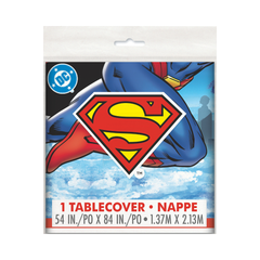 Nappe en plastique rectangulaire – Superman – 54" x 84" Unique Industries