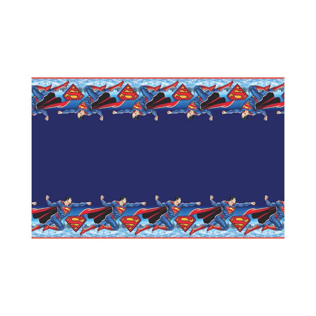 Nappe en plastique rectangulaire – Superman – 54" x 84" Unique Industries
