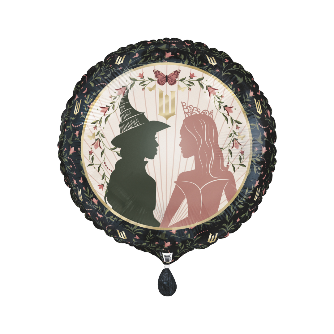 Ballon métallisé rond 18" – Wicked Glinda and Elphaba Unique Industries
