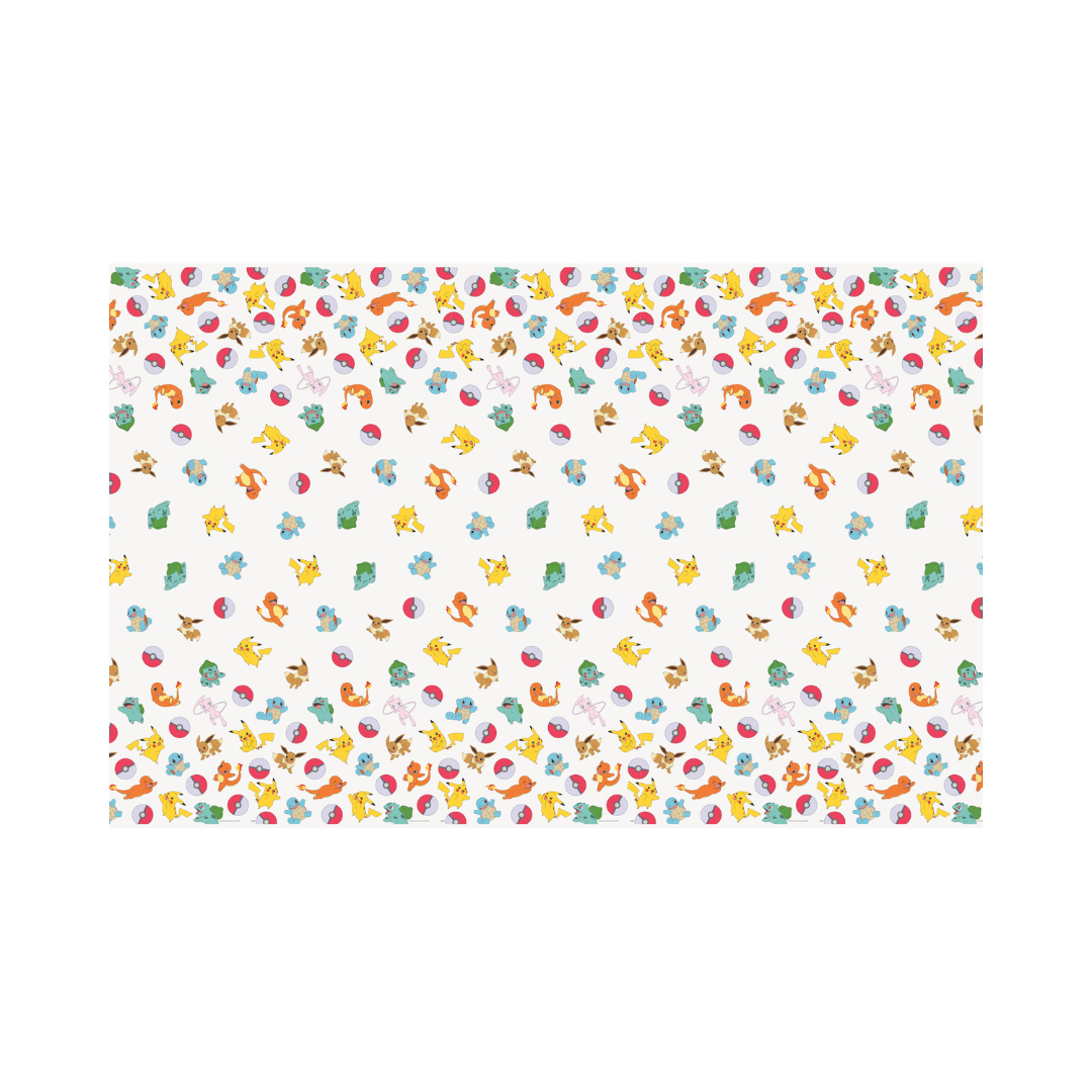 Nappe en plastique rectangulaire – Pokémon – 54" x 84" Unique Industries