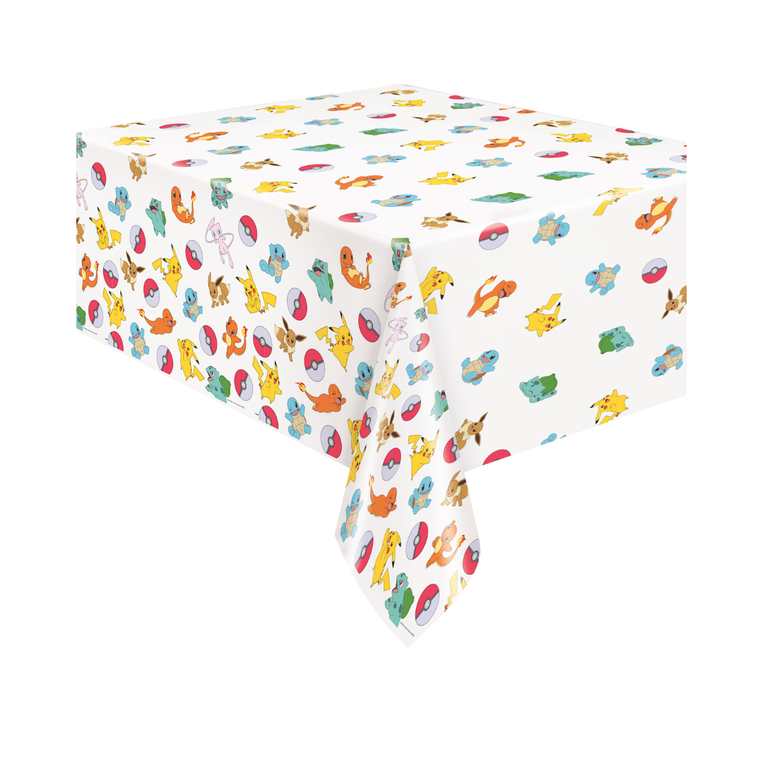 Nappe en plastique rectangulaire – Pokémon – 54" x 84" Unique Industries