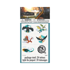 Tatouages – Dragons – 24/Pqt Unique Industries