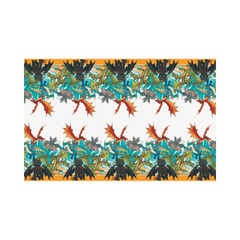Nappe en plastique rectangulaire – Dragons – 54" x 84"