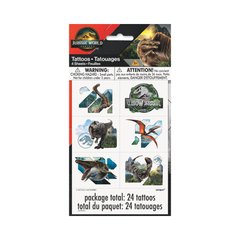 Tatouages – Le Monde Jurassique 4 – 24/Pqt