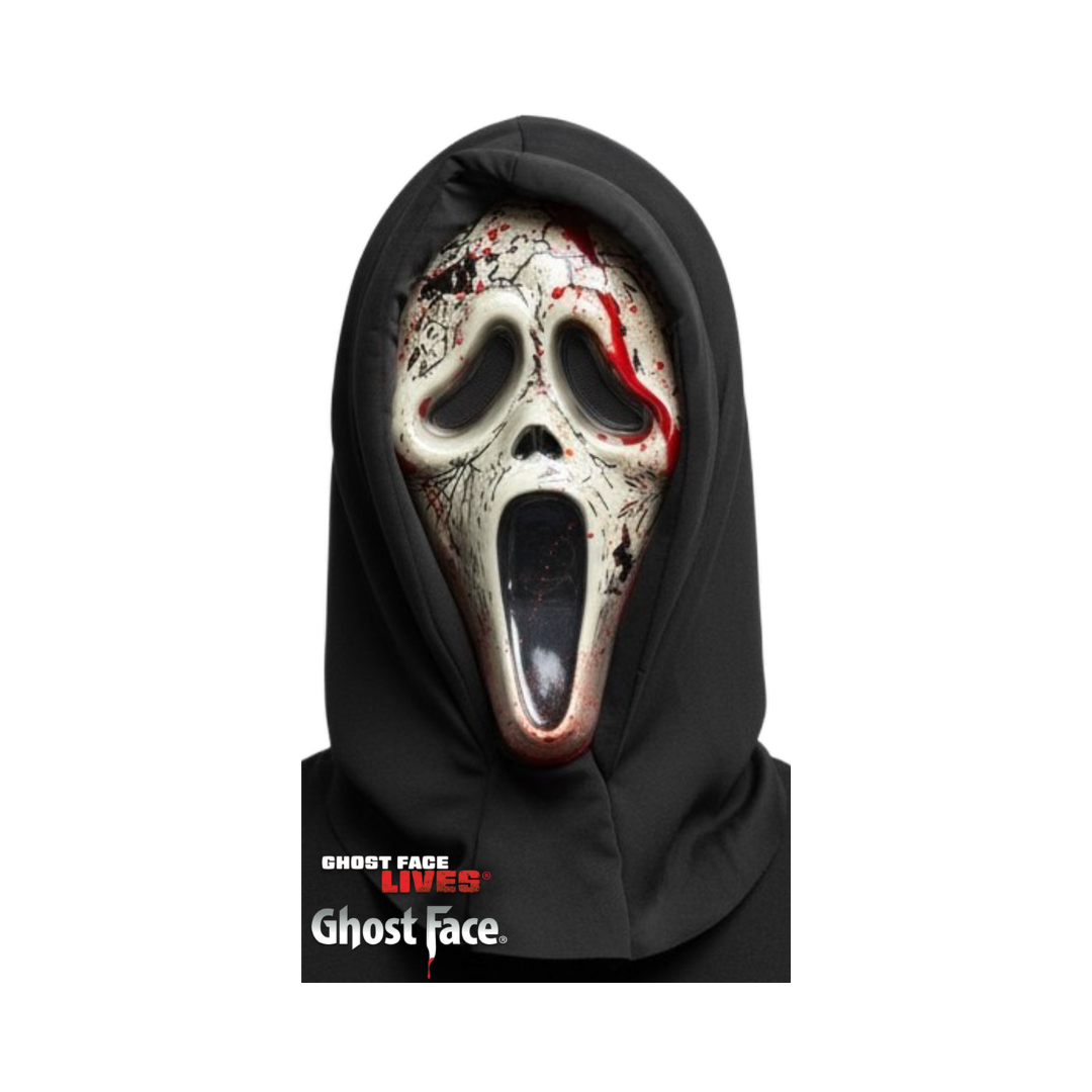 Masque – Ghost Face® vieilli ensanglanté J-FÊTE EXTRÊME