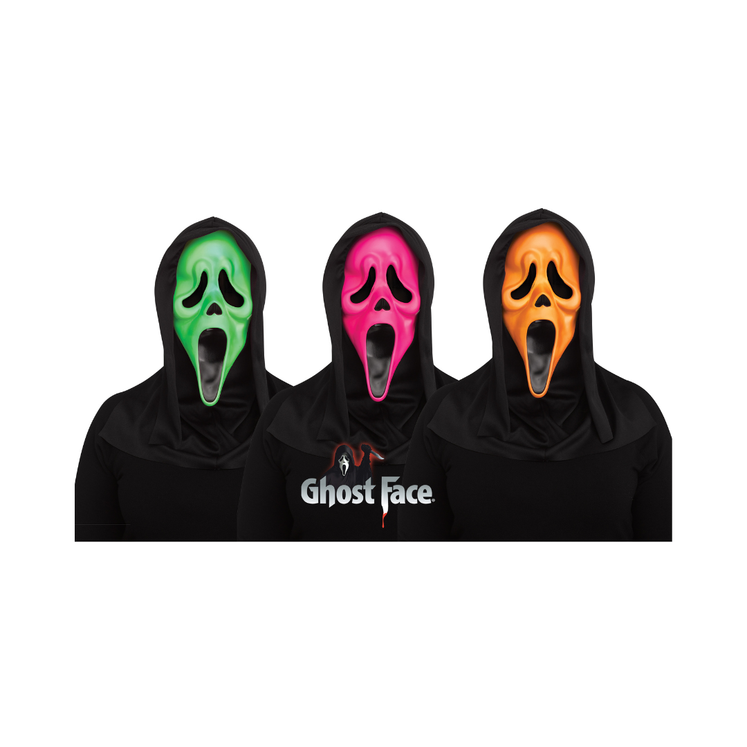 Masques fluorescents Ghost Face® – Assortis Fun World