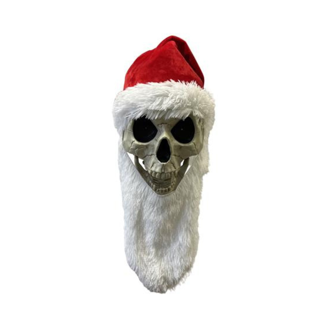 Chapeau et barbe de Père Noël pour squelette – 10' Sunstar