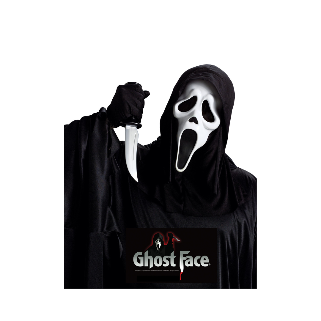Masque Ghost Face® avec couteau Fun World