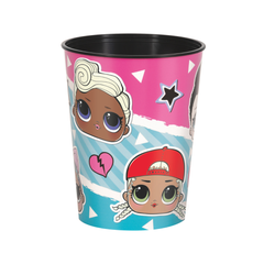 Verre en Plastique – 16 oz – Poupées L.O.L Unique