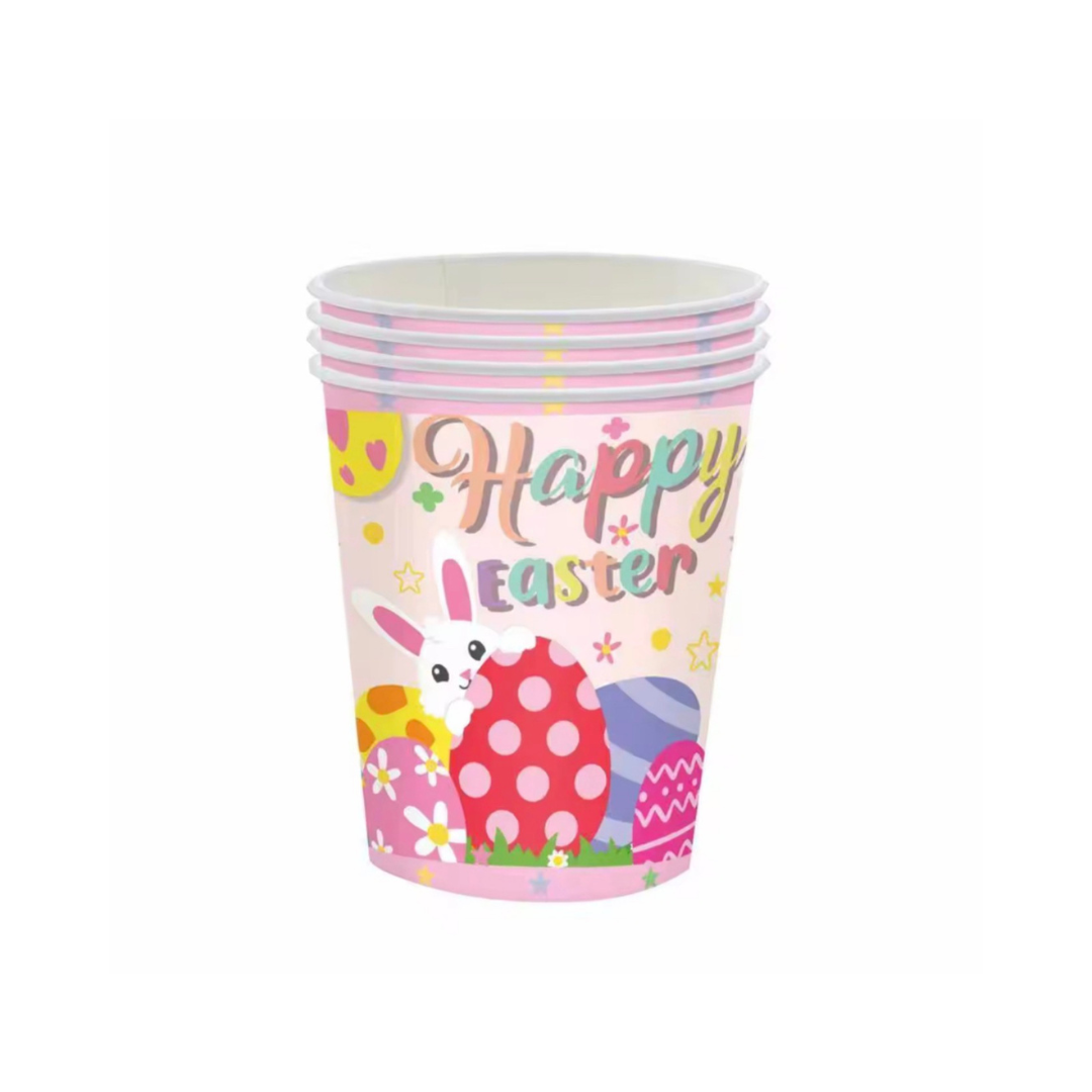 Verres en Papier - Lapin de Pâques - 16/Pqt J-FÊTE EXTRÊME