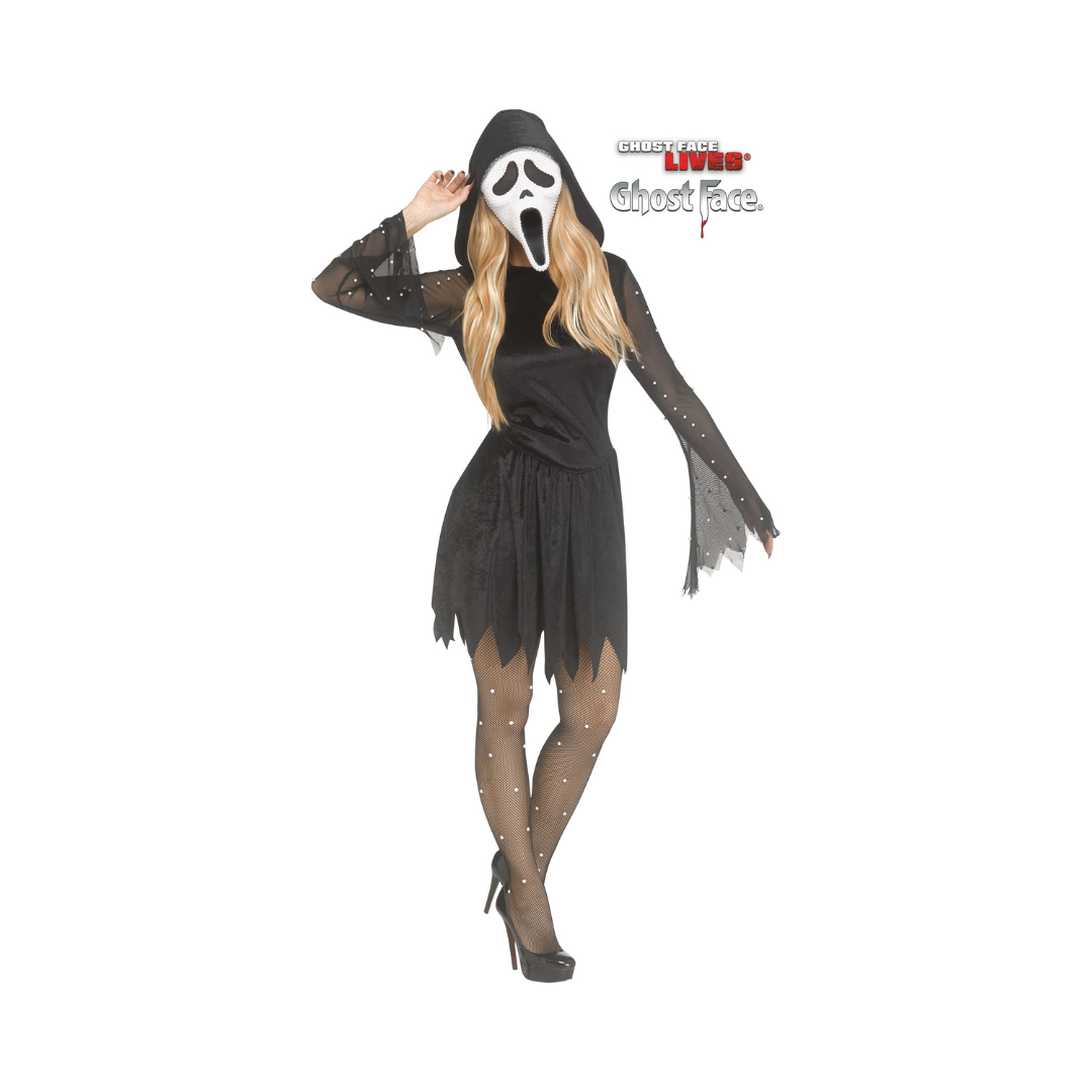 Costume Femme - Pearl Velour Bling Ghost Face® - Adulte Fun World