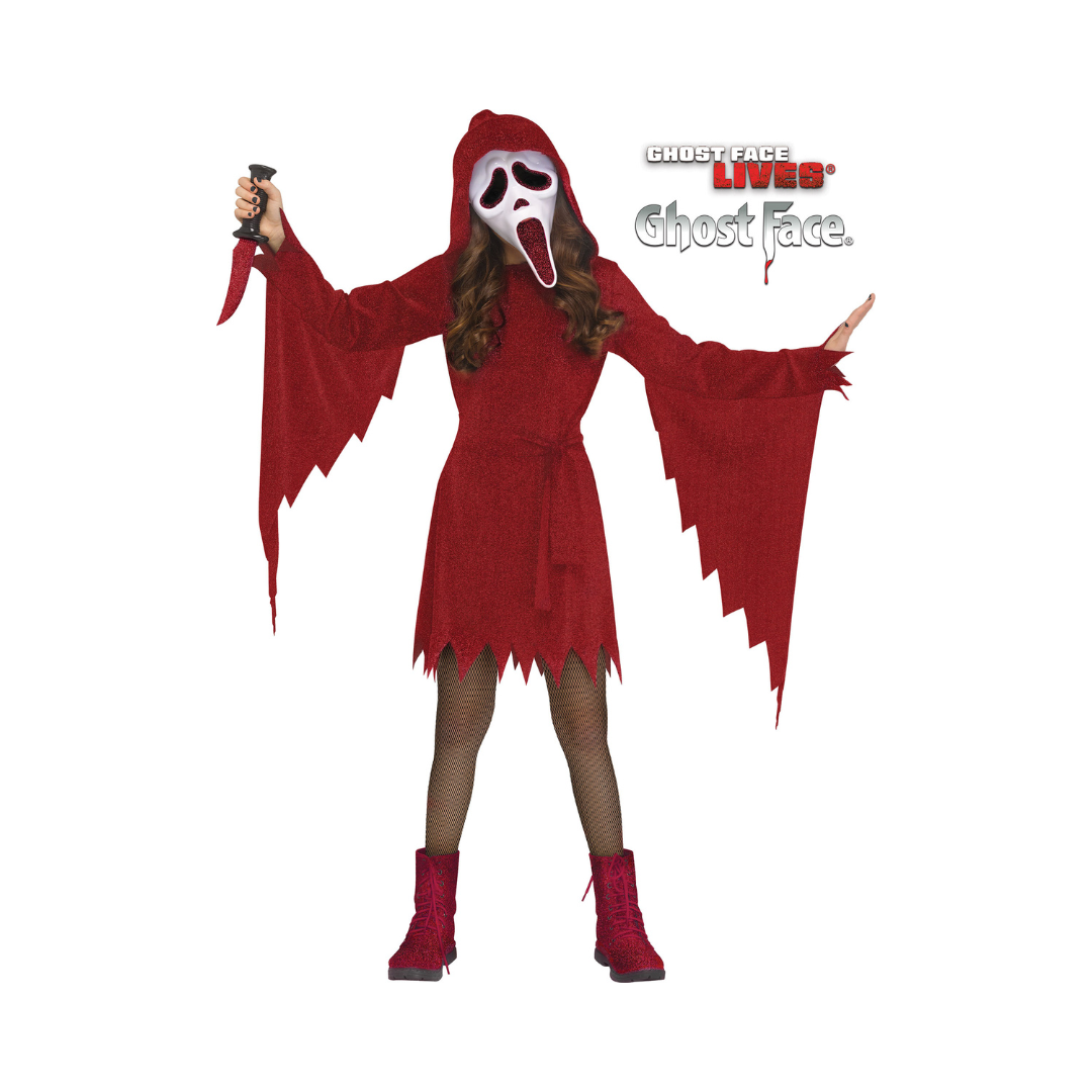 Costume Enfant - Ghost Face® Crimson Sparkle Fun World