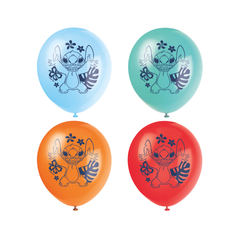 Ballons en Latex - Stitch - 12" - 8/Pqt Unique