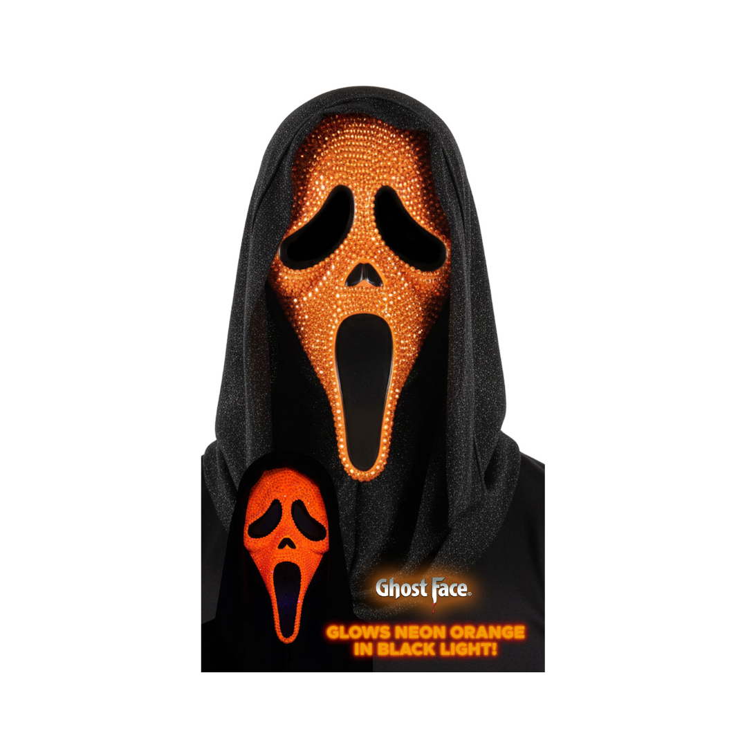 Masque - Orange Bling - Ghost Face® Fun World